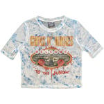 Guns N Roses Womens/Ladies Welcome To The Jungle LV Mesh Crop Top - XXS