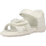 Chicco Garçon bébé Fille Giara Sandales Plateforme, Blanc Cassé (Bianco), 18 EU