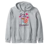 SpongeBob SquarePants Valentine's Day Gary Spray Paint Zip Hoodie