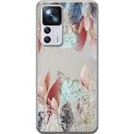 Xiaomi 12T Transparent Mobilskal Blommor