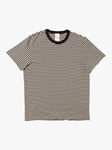 Nudie Jeans Roy Slub Stripe T-Shirt, Ecru/Black