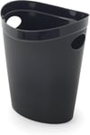 Plastic  Waste  Paper  Bathroom  Bedroom  Office  Trash  Bin ,  Black ,  12  Ltr