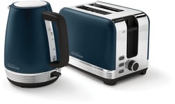 Sunbeam Chic Collection Kettle and Toaster Pack Up Set - Blue