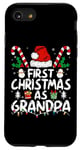 iPhone SE (2020) / 7 / 8 First Christmas As Grandpa Family Matching New Grandfather Case