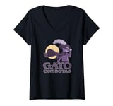 DreamWorks Puss In Boots: The Last Wish Gato Con Botas Logo V-Neck T-Shirt