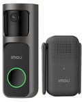 Imou Video Doorbell 2S Kit - mmagine QHD 2K | Batteria da 5000mAh166° D Visione grandangolare | 30° Orizzontale ruotabile | IR Visione notturna | Include Chime