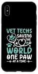 Coque pour iPhone XS Max Vet Techs Saving The World One Paw At A Time