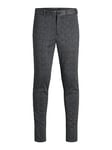 JACK & JONES Mens Marco Chino Trousers Dark Grey 28W / 30L