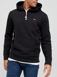 Levi's Embroidered Logo Overhead Hoodie - Black, Black, Size L, Men