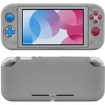 Housse étui silicone de protection pour console Nintendo Switch Lite - Gris