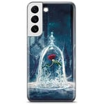 ERT GROUP Coque de téléphone Portable pour Samsung S22 Original et sous Licence Officielle Disney Motif Beauty and The Beast 002 Parfaitement adapté à la Forme du téléphone Portable, Coque en TPU