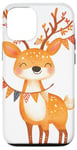 Coque pour iPhone 12/12 Pro Oktoberfest Mignon cerf mignon animal bois animal animal