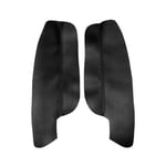 JIRENSHU 2pcs Car Interior Front Door Handle Armrest Panel Leather Cover Replacement Decor,For VW Caddy 2014 2015 2016