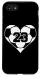 iPhone SE (2020) / 7 / 8 Soccer Number 23 Jersey Funny Soccer Heart Game Day Case