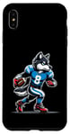 Coque pour iPhone XS Max Wolf Football américain pour garçons