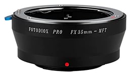 Fotodiox PRO Lens Mount Adapter, 35mm Fuji Fujica X-Mount Lenses to Olympus and Panasonic Micro Four Third (MFT) Cameras, FX-M4/3 Pro