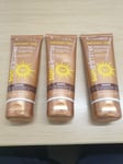 Rimmel London Instant Tan Sun Shimmer FAKE TAN Dark Shimmer 125ml X3 JUST £17.49