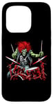 iPhone 15 Pro Skeleton Drummer Guy Rock And Roll Band Rock On Drum Kit Case