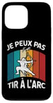 Coque pour iPhone 13 Pro Max Tir à l'arc archer Arc l'archerie tireur humour 2025