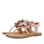 Sandales Roses en Cuir DE Style Grec avec Ornement DE Fleurs pour Fille ET GARÇON SUKE