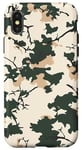 Coque pour iPhone X/XS Blanc minimaliste floral peau de grenouille Ozark Timber Duck Camo