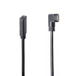 0.6m USB C à Angle droit USB C le câble 1 M/3.3Ft, Type cordon C (3A) USB-C USB 3.1 mâle à femelle câble charge rapide 4k 60hz Nipseyteko