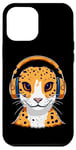 iPhone 12 Pro Max Leopard Gecko with Headphones Music Funny Case