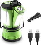 LE  3  in  1  Camping  Lantern  with  2  Detachable  Torches ,  600  Lumen ,  Ca