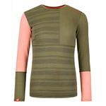 Ortovox 185 Rock'N'Wool Long Sleeve - Sous-vêtement thermique femme Wild Herbs L