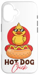 iPhone 16 Hot Dog Adult Chicken Girl Hot Dog Chick Case