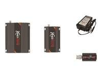 Intercoax Ipify Multi Base Eup-2704T-1R-Pkg - Multiport Pack - Intercoax Ecp-2704T + Ecp-2704R + Bte-02 + Gm60-550120-F - Nettverksutvider - 1Gbe - 10Base-T, 100Base-Tx, 1000Base-T - Opp Til 2.4 Km