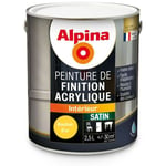 Alpina - Peinture Acrylique Multisupports - Satin Couleur: Bouton d'or - Conditionnement: 2.5L