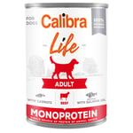 Calibra Dog Life Adult 6 x 400 g - Naudanlihaa porkkanoiden kanssa