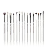 Jessup Pinceaux à Yeux Pinceaux de Maquillage Professionnel Set Pinceaux de Maquillage Pinceaux à Sourcils Pinceau Correcteur Eye Liner Set 15PcsT237