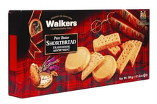 Walkers Shortbread Assortment, Traditional Scottish Recipe, 500g