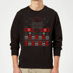 Star Wars Kylo Ren Ugly Holiday Sweatshirt - Black - XXL