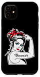 iPhone 11 Female Bouncer Rosie The Riveter Pin Up Girl Bouncer Case