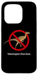 Coque pour iPhone 15 Pro Velociraptor - Free Zone, dinosaure amusant