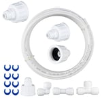 10m Kit For Samsung LG Daewoo Fridge Water Filter Connection Set, Tube, Valve