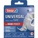 Tesa Universal Nano Power dobbeltsidig tape