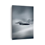 Impression sur Toile 70x100cm Tableaux Image Photo avion ciel vol Art Decoration