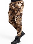 Urban Classics Column Camo Bukse - Dark