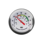 Thermomètre À Compost-Thermomètre À Cadran En Acier Inoxydable Pour Compostage Maison Et Jardin-Diamètre 50 Mm-Cadran C & F-Sonde De Température 295 Mm-Accélérateur De Compost