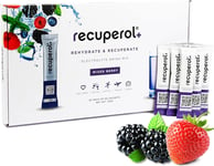 Recuperol Rehydration & Recovery Electrolytes Powder Drink Mix, 30 Pack, High El