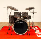 Tama Imperialstar/Evans Low Volume Kit IP52H7BN-DB1-BOB, Blacked Out Black finish med Black Nickel Hardware