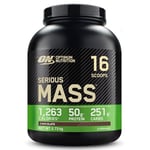 Optimum Nutrition Serious Mass Protein Powder High Calorie Mass Gainer with Vitamins, Creatine and Glutamine, Chocolate, 8 Servings, 2.73 kg, Packaging May Vary