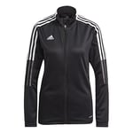 adidas Tiro 21 Track Jacket Tracksuit Womens, Black, LT