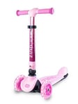 Flyte Hy-Pro Zinc Three-Wheeled Folding Flyte Scooter Ruby Pink