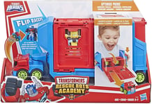 Robot Truck OPTIMUS PRIME Transformers FLIP RACERS RESCUE BOTS HASBRO E3285