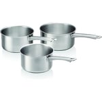 Beka 12904654 Starter Série de 3 Casseroles en acier inoxydable 16/20 cm